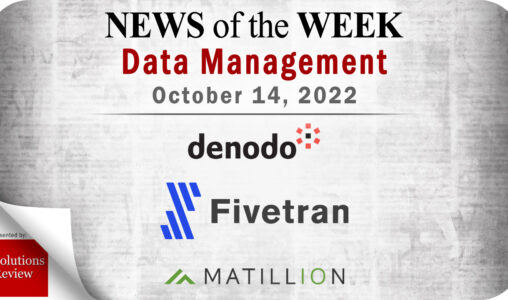 Top Data Management News for the Week Ending October 13, 2022