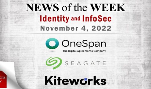 Identity Management and Information Security News for the Week of November 4