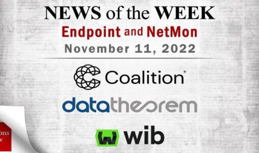 Endpoint Security and Network Monitoring News for the Week of November 10
